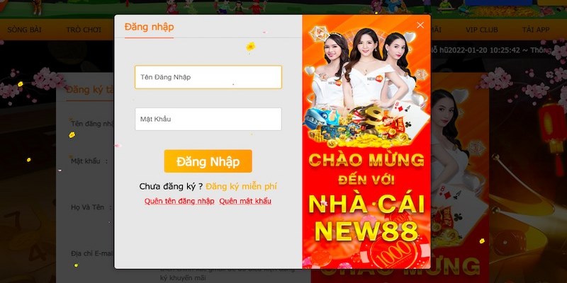 Đăng nhập New88 trải nghiệm kho game cược cực đỉnh